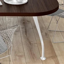 Viadurini Living Besprechungstische|Esstische Nach Mass-Besprechungstisch aus Melamin Eiche dunkel - Gaelle