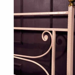 Viadurini Night Design Maßgeschneiderte Möbel|Schmiedeeisen Queen Size Bett-Bett 120x190 cm aus Schmiedeeisen Claudia Made in Italy