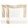 Viadurini Textile Bettbezüge-Bettbezug-Set aus 100 % Baumwolle und 10 % Baumwoll-Satin mit 2 Kissenbezügen – Detail
