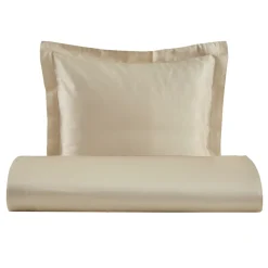 Viadurini Textile Bettbezüge-Bettbezug-Set aus 100 % Baumwollsatin mit 1 Kissenbezug, hergestellt in Italien – flauschig