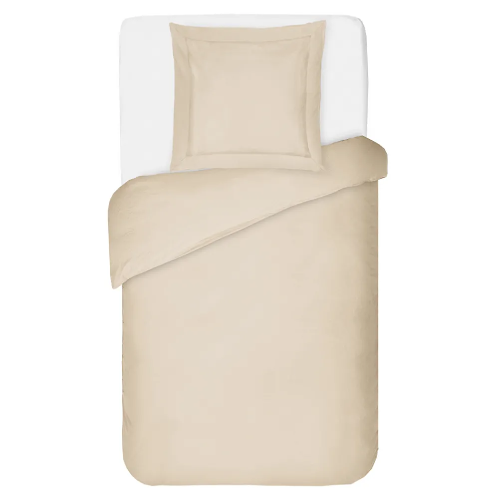 Viadurini Textile Bettbezüge-Bettbezug-Set aus 100 % Baumwollsatin mit 1 Kissenbezug, hergestellt in Italien – flauschig