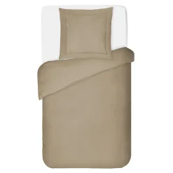 Viadurini Textile Bettbezüge-Bettbezug-Set aus 100 % Baumwollsatin mit 1 Kissenbezug, hergestellt in Italien – flauschig