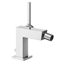 Viadurini Bathroom Bidetarmaturen-Bidet-Einhebelmischer mit Ablaufgarnitur aus verchromtem Messing - Erik
