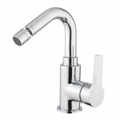 Viadurini Taps Bidetarmaturen-Bidetmischer aus verchromtem Messing ohne Abfluss Made in Italy - Sindra