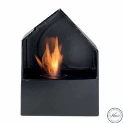 Viadurini Fire Design Tischkamine Bioethanol-Bio Ethanol Tischkamin aus Keramik Hüttenmodell Curtis