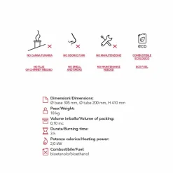 Viadurini Fire Design Bodenkamine Bioethanol|Tischkamine Bioethanol-Bio Ethanol Tischkamin aus Marmor und Glas Gordon