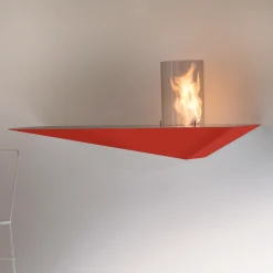 Viadurini Fire Design Wandkamine Bioethanol-Biofireplace für modernes Design aus lackiertem Stahl und Glas - Malcolm