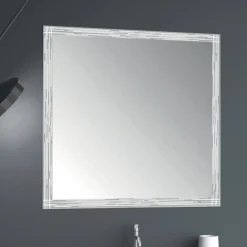 Viadurini Bathroom Badmöbel Stehend-Boden Badezimmermöbel aus kupfernem Metall und weißem Mdf Made in Italy - Cizco