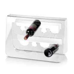 Viadurini Living Design Weinregal-Boden Weinflaschenhalter aus transparentem Acrylglas - Dappino