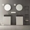 Viadurini Bathroom Badmöbel Stehend-Bodenzusammensetzung von modernen Design-Badezimmermöbeln - Farart10