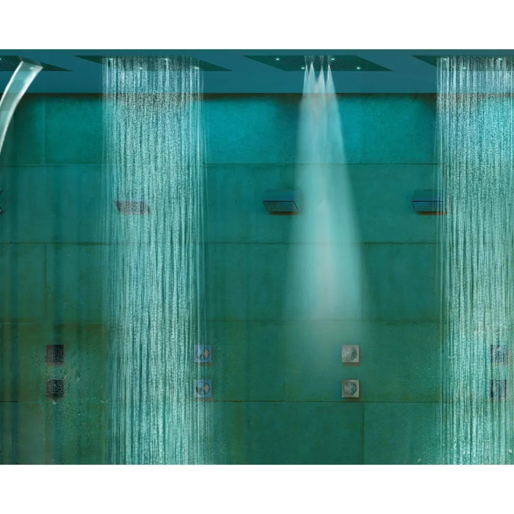 BOSSINI Duschköpfe-Deckenduschkopf aus Chrom mit zwei Strahlarten und Dream-Farbtherapie