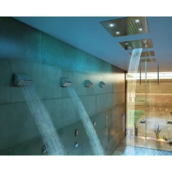 BOSSINI Duschköpfe-Deckenduschkopf aus Chrom mit zwei Strahlarten und Dream-Farbtherapie