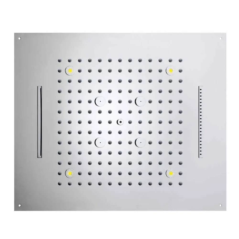 BOSSINI Duschköpfe-Moderner Duschkopf mit 4 Strahlarten und Cromotherapie Dream