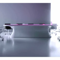 Viadurini Design Besprechungstische-Büro Schreibtisch / Konferenztisch in modernem Design Info Table