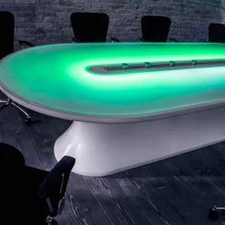 Viadurini Design Besprechungstische-Büro Schreibtisch / Konferenztisch in modernem Design Info Table