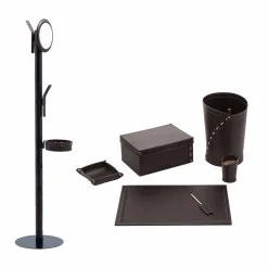 Limac Design Bürozubehör-Büroartikel Kleiderbügel, Schreibtischunterlage, Papierkorb, Halter - Andrea