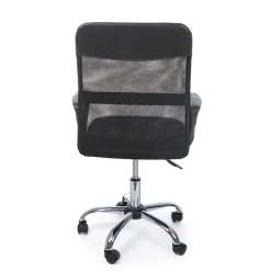 Viadurini Living Bürosessel-Bürodrehstuhl Stahl und Polyestergewebe mit Armlehnen - Amuni