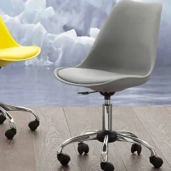 Viadurini Living Bürostühle-Bürostuhl aus farbigem Polypropylen und Metall - Loredana