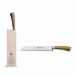 Coltellerie Berti Küchenmesser-Brotmesser Zusammen mit Ceppo, Berti exklusiv für Viadurini - Gualdo