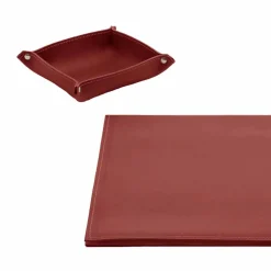 Limac Design Bürozubehör-Bürozubehör für Schreibtisch aus gebundenem Leder, 5 Stück - Aristoteles