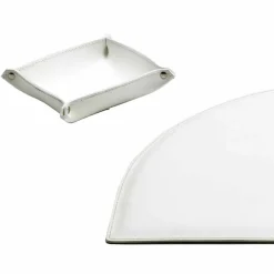 Limac Design Bürozubehör-Bürozubehör für Schreibtisch aus regeneriertem Leder, hergestellt in Italien - Medea