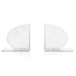 Viadurini Living Deko Artikel Und Wohnaccessoires-Buchstützen aus transparentem Plexiglas mit Designkarte - Aretone