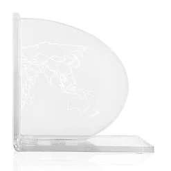 Viadurini Living Deko Artikel Und Wohnaccessoires-Buchstützen aus transparentem Plexiglas mit Designkarte - Aretone