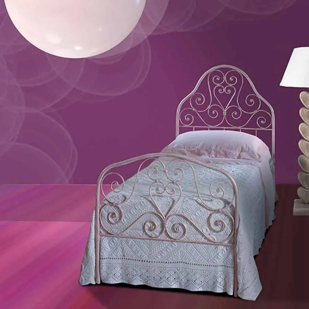 Viadurini Night Design Maßgeschneiderte Möbel|Einzelbetten Aus Schmiedeeisen-Calla Einzelbetten aus Schmiedeeisen in Design