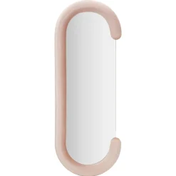 Viadurini Decor Wandspiegel-C-förmiger Wandspiegel mit MDF-Rahmen mit Samtbezug - Micheal