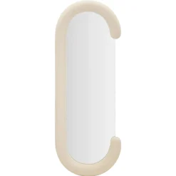 Viadurini Decor Wandspiegel-C-förmiger Wandspiegel mit MDF-Rahmen mit Samtbezug - Micheal