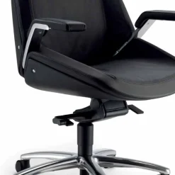 Viadurini Living Bürosessel-Chefsessel Bürostuhl aus Leder Ada Angelo Pinaffo & Gorgi