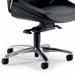 Viadurini Living Bürosessel-Chefsessel Bürostuhl aus Leder Ada Angelo Pinaffo & Gorgi