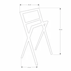 Viadurini Bathroom Badmöbel Hängend-Composition 4 Badezimmermöbel aus Teakholz und verchromtem Stahl - Beatles