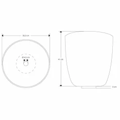 Viadurini Bathroom Badmöbel Hängend-Composition 3 Hängende Badezimmermöbel mit Waschbecken aus weißem Harz - Dazzle