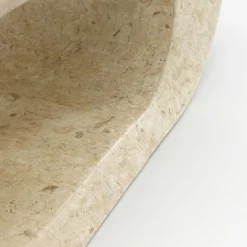 Viadurini Living Couchtische Aus Stein-Couchtisch / TV-Ständer aus weißem Achat-Fossilstein – Davis