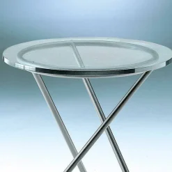 Viadurini Living Moderne Couchtische-Couchtisch aus gehärtetem Glas mit Stahlgestell Made in Italy - Pegaso