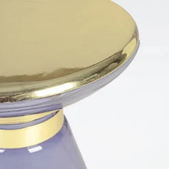 Viadurini Living Moderne Couchtische-Couchtisch aus Glas und elegantem vermessingtem Stahl - Torige