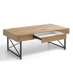 Viadurini Living Moderne Couchtische-Couchtisch aus MDF mit Melaminbeschichtung - Mercurio