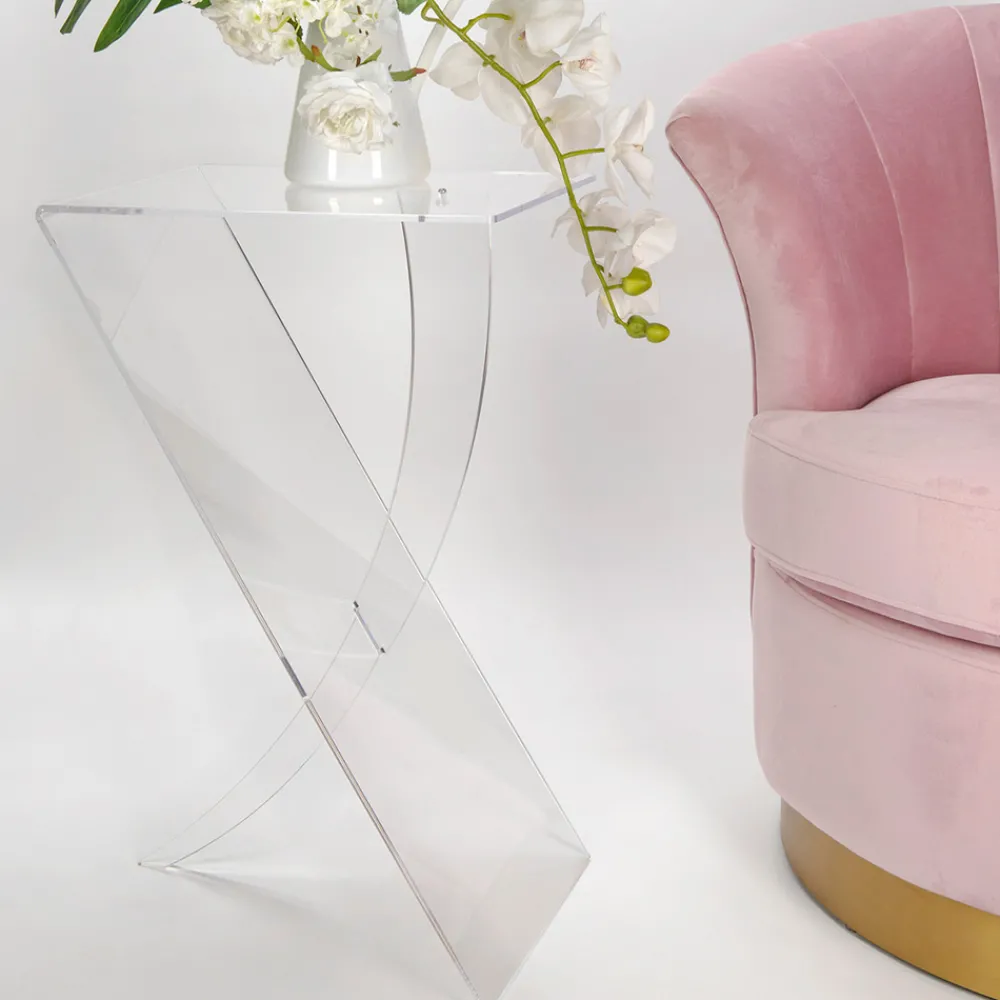 Viadurini Living Moderne Couchtische-Couchtisch aus Plexiglas aus Virgin Polymer Made in Italy - Elsa