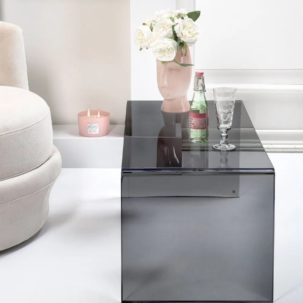 Viadurini Living Moderne Couchtische-Couchtisch aus PMMA, hergestellt in Italien – Jasmine