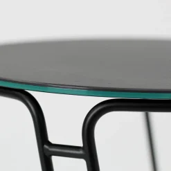 Viadurini Living Moderne Couchtische-Couchtisch aus Porzellan-Grès und rundem Sockel, hergestellt in Italien – Tullia