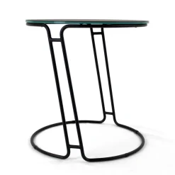 Viadurini Living Moderne Couchtische-Couchtisch aus Porzellan-Grès und rundem Sockel, hergestellt in Italien – Tullia