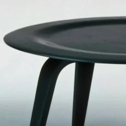 Viadurini Living Moderne Couchtische-Couchtisch aus schwarz gebeizter Esche mit runder Platte Made in Italy - Cariddi