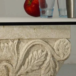 Viadurini Living Couchtische Aus Stein-Couchtisch aus Stein und Kristall im klassischen Design Mytros