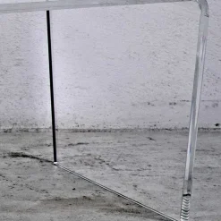 Viadurini Living Moderne Couchtische-Couchtisch aus transparentem Acrylglas von Hand gefaltet - Crosto