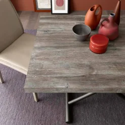 Viadurini Living Tisch Höhenverstellbar-Couchtisch Cabrio in einen Küchentisch, Made in Italy Design - Genio