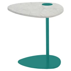 Viadurini Living Moderne Couchtische-Couchtisch für Wohnzimmer aus Metall und Marquinia-Marmor, Luxus-Design - Yassine