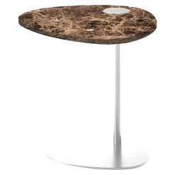 Viadurini Living Moderne Couchtische-Couchtisch für Wohnzimmer aus Metall und Marquinia-Marmor, Luxus-Design - Yassine
