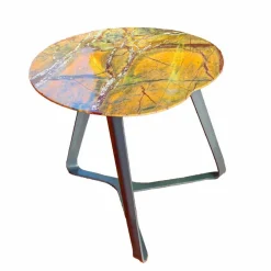 Viadurini Living Moderne Couchtische-Couchtisch handgefertigt aus Marmor und Stahl Made in Italy - Prince