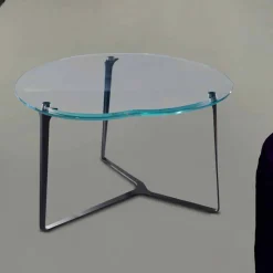 Viadurini Living Moderne Couchtische-Couchtisch, handgefertigt, aus Glas und Stahl Made in Italy - Alicante